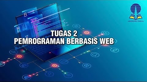 Tugas 2 - Pemrograman Berbasis Web Universitas Terbuka