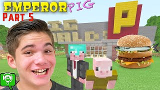 PigDonalds DRIVE THRU in Emperor Pig Minecraft on HobbyGaming