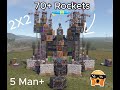 Rust Base The Dominus (The Perfect Base) Externals Bedrooms Peaks 60 + rocket tank
