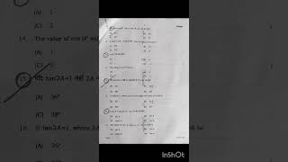Class 10 maths 2025 Question paper#education#shorts#boardexam#paper#upboard