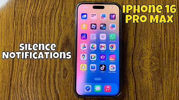 How To Silence Notifications on iPhone 16 Pro Max 2024