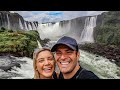 VISITING IGUAZU FALLS in Brazil + Argentina: Boat Ride & Monkeys! | Latin America Travel Series 11