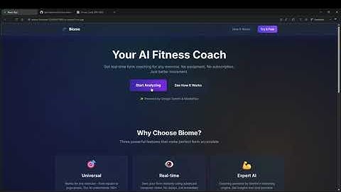 Biome Coaching Agent - Cloud Run Hackathon 2025 Demo