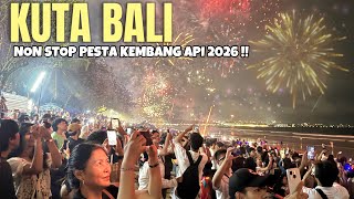 MESKI DILARANG!! PANTAI KUTA NEKAT MASIH ADAKAN PESTA KEMBANG API SAMBUT TAHUN BARU 2026