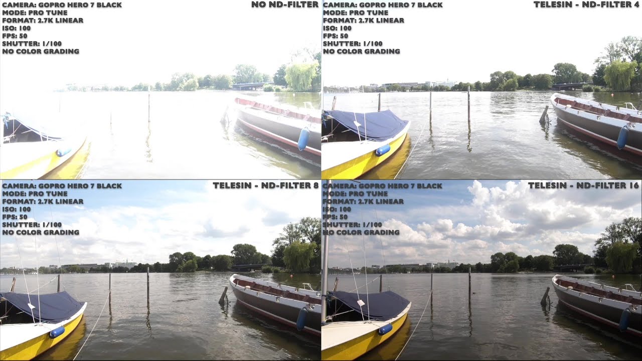 GoPro Hero 7 Black / TELESIN ND-Filter Example Shots - MusicVersion