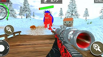 Animal Hunter 3D Hunting Games(PMS Games) - Wild Dino Hunting Games - Android Gameplay - Part #4