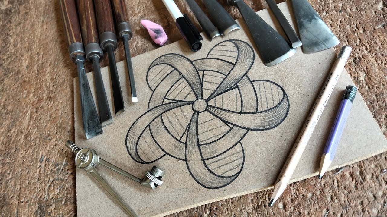 Beautiful MDF carving tools 