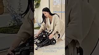 Pet Stroller Cat Dog Beg Kucing Foldable Trolley Large Portable Carrier Bag Travel Outdoor 宠物推车