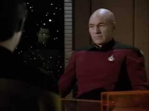 Data's planned parenthood truly dismays Picard.