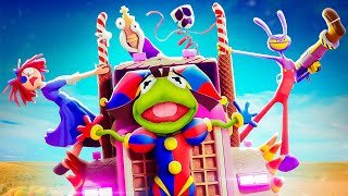 KERMIT and THE AMAZING DIGITAL CIRCUS MOVIE!! (Candy Carrier Chaos)