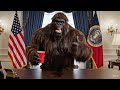 President Bigfoot at the White House.