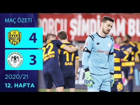 ÖZET: MKE Ankaragücü 4-3 İH Konyaspor | 12. Hafta - 2020/21