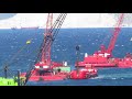 Εργασίες βυθοκόρησης στην Πειραϊκή τον Ιούνιο του 2020