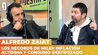 LOS RÉCORDS DE MILEI: inflación altísima y consumo destrozado | Alfredo Zaiat con Roberto Navarro