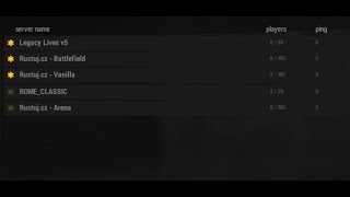 Dear Rust Legacy; eu, d3adwolf, & rome, open source the parameters/files/config like list server URL