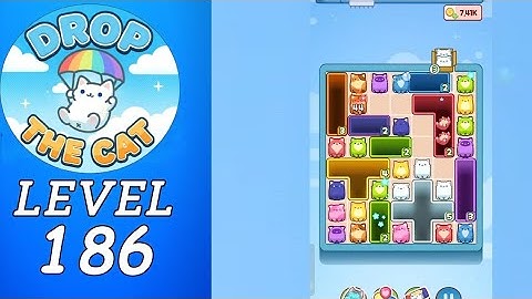 Drop The Cat Level 186 Walkthrough