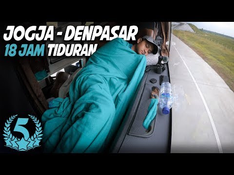 Naik BUS SULTAN || Jogja - Bali 18 Jam TIDURAN DI BUS Sleeper | Isi cuma 3 Orang wkwkwk.