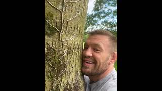 Conor Mcgregor playing touch butt with that tree in the park