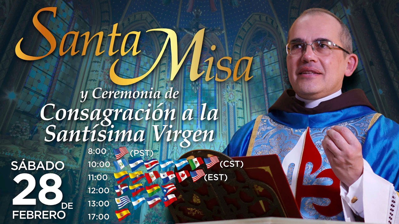 Misa Solemne en vivo 🙏 Consagración a Jesucristo por las manos de María Santísima.