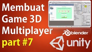 Membuat Game 3D Multiplayer Unity & Photon (Part 7 / 33) - UI Single Player