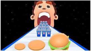 Run Burger Run - Stack Burger - Gameplay Walkthrough - Levels 1-13 screenshot 3