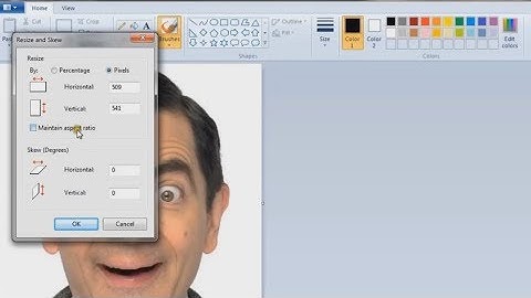 How to resize photograph, signature in paint (Explained in Hindi)