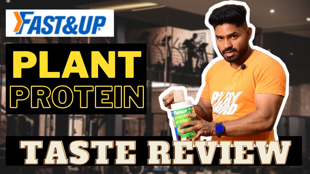 Fast&Up Plant Protein Powder TASTE REVIEW Best Plant Protein Powder