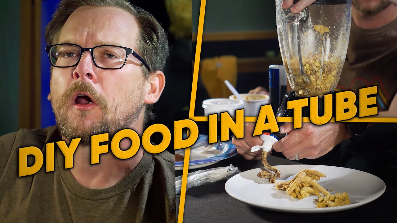 Cooks Using Tubes Tasting a 3-Course Meal in a Tube - YouTube