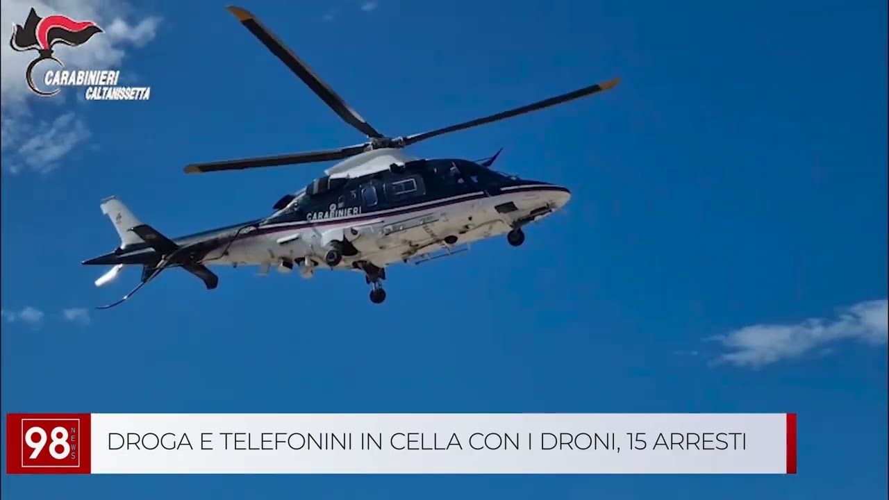 DROGA E TELEFONINI IN CELLA CON I DRONI, 15 ARRESTI