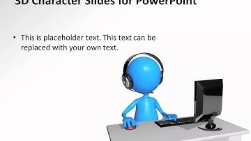CrystalGraphics 3D Character Slides for PowerPoint - Customer Service