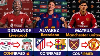 🚨LATEST CONFIRMED TRANSFER NEWS AND RUMOURS TRANSFER NEWS 2026| Diomande 🔥 Alvarez ⌛️, Mateus ✅️ 