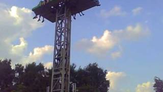 Serengeti Park Free Fall Tower.AVI