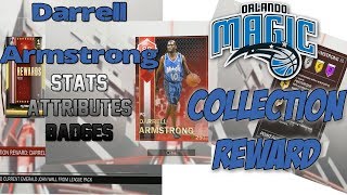 Ruby Darrell Armstrong Stats, Attributes & Badges! NBA 2k18 MyTeam Orlando Magic Collection Reward