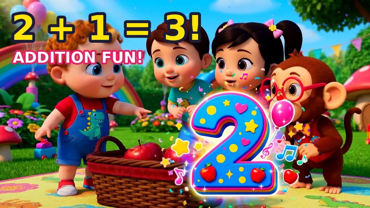 Basic Math's addition for kids|| counting numbers and objects - YouTube