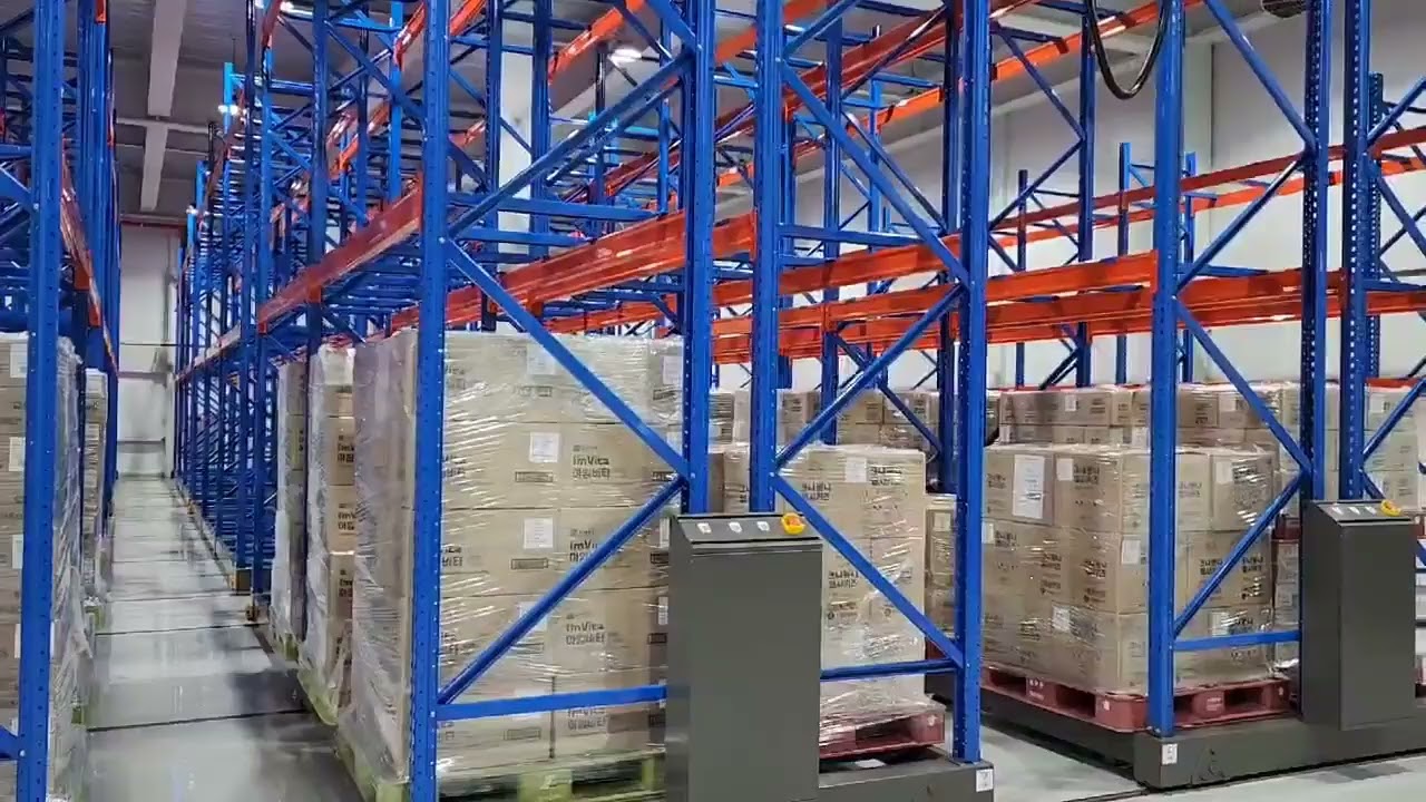 첨단 전동랙 제작 기술! 랙코리아 | 이동랙·랙·모바일랙 생산Mobile pallet racking system