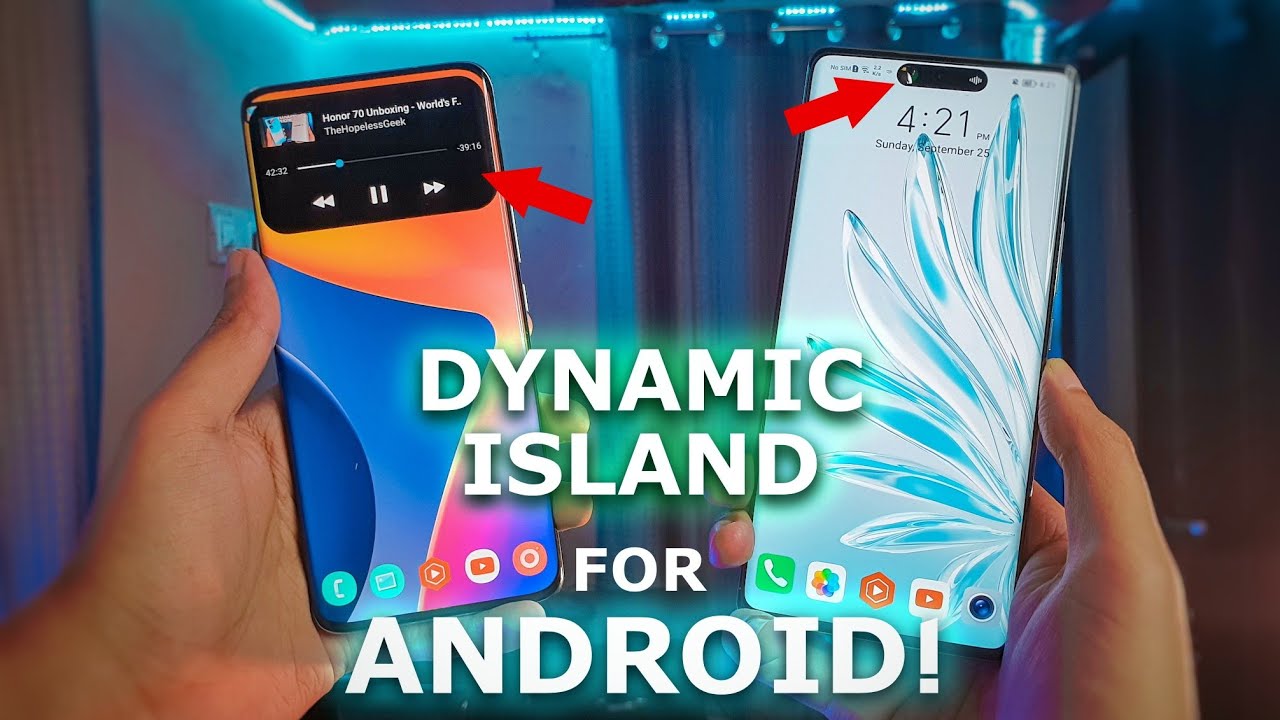 How to get Dynamic Island on Any Android Phone! - YouTube