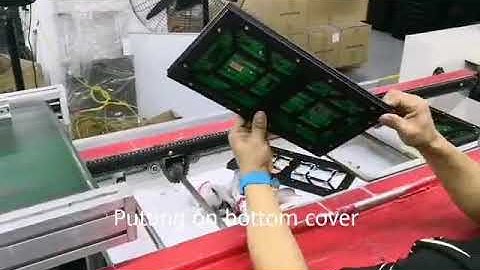 Led module production line process
