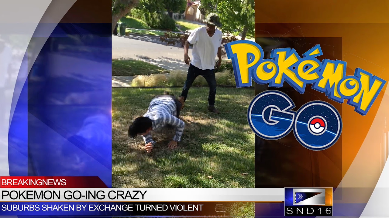 Pokemon Go Fight Caught on Camera!