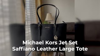 Jet Set Travel Large Saffiano Leather