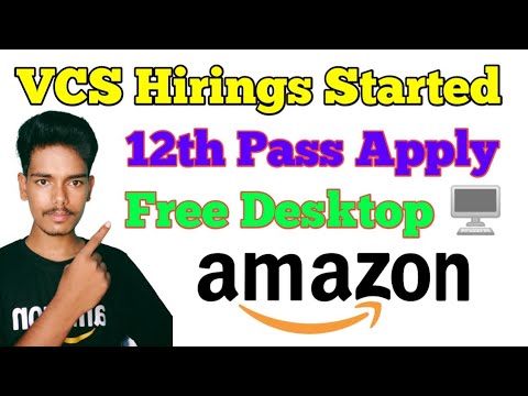 VCS Hirings/12 th Pass can apply/VCS Hirings Started in Amazon/Amazon VCS jobs in Telugu