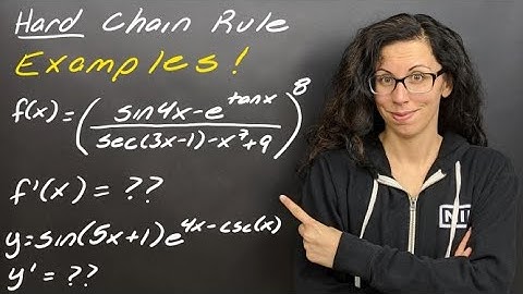Examples: HARD Chain Rule Problems