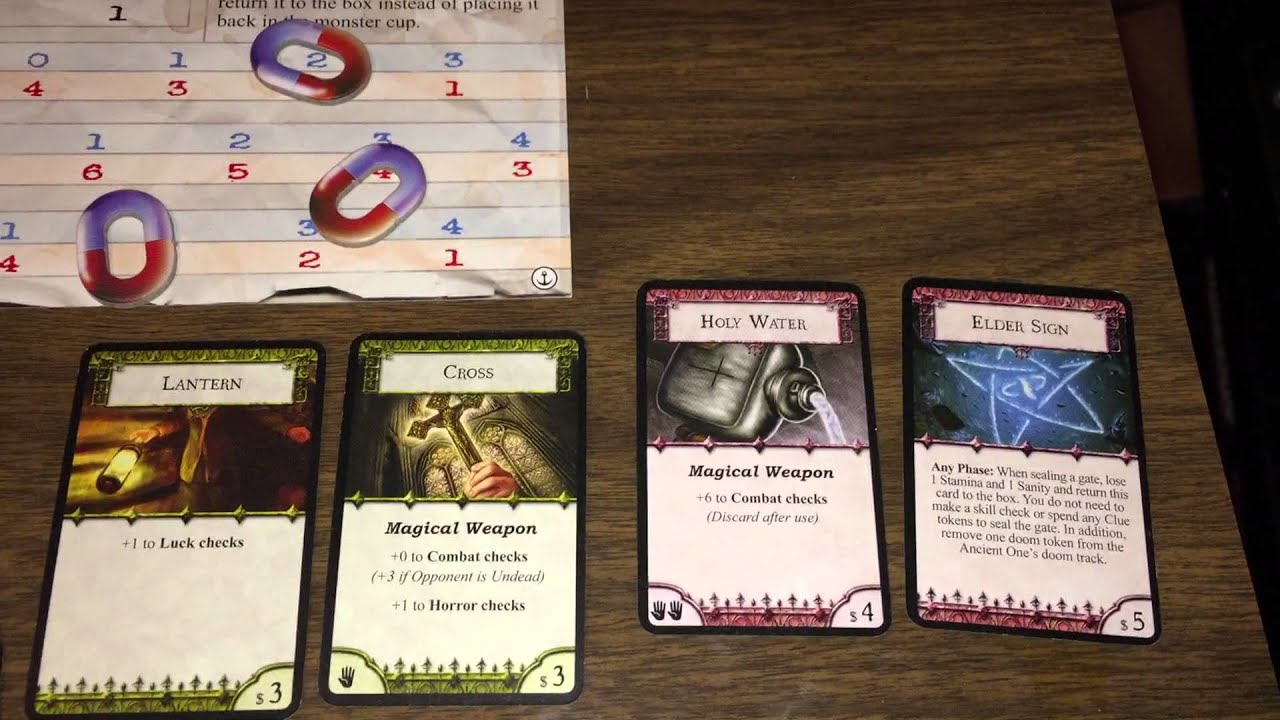 Nez plays Arkham Horror with Innsmouth and Dunwich: Setup