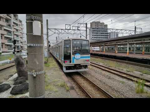 [#相模線100周年ヘッドマーク ]9月30日茅ヶ崎駅 #205系500番台 #トップナンバー編成 #横コツR1編成 発車 #205系相模線 #R1編成