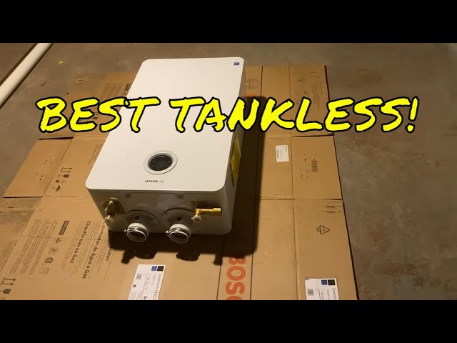 The Best Condensing Tankless Water Heater Bosch Greentherm 9900 SE - YouTube