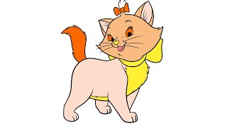 HOW TO DRAW CUTE CAT EASY-LEARN TO GLITTER KITTY CAT STEP BY STEP-DRAWING AND ART PIC screenshot 4