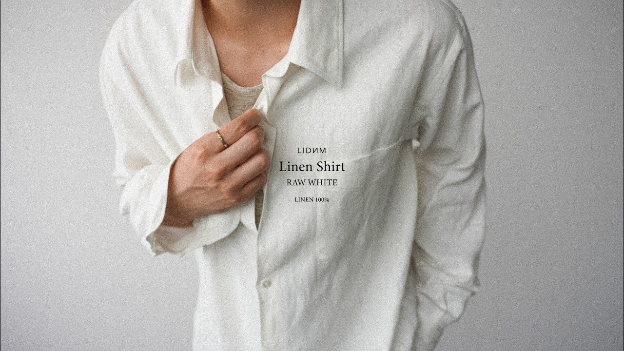 LIDNM New Arrival] A White Linen Shirt I Highly Recommend. - YouTube