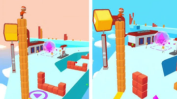 Cube Surfer Gameplay| all update levels (106-107) walkthrough Android/iOS