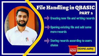 Famous Class 10 | Computer Science | File handling in QBASIC | Part 2 Profile