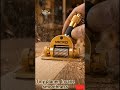 This Tiny Gold Planer Makes Wood Perfectly Smooth 😮 | Satisfying ASMR #satisfying #woodworking #usa