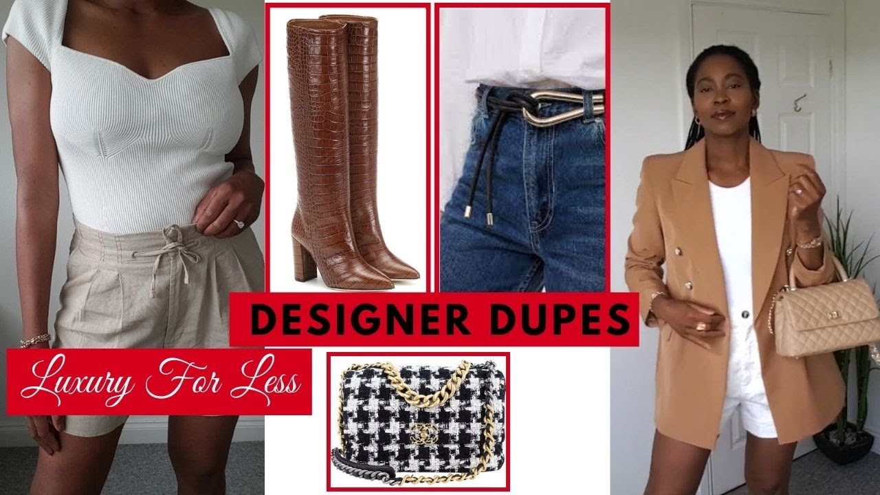 LUXURY For LESS: Best Designer Dupes 2021 | Chanel, Balmain, Bottega | The FHAB Life | Taiye Brown